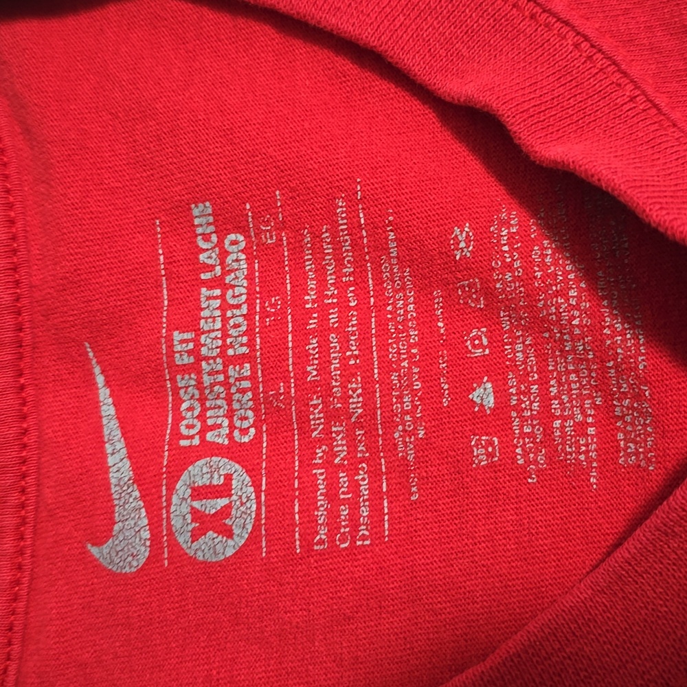 Nike Mens XL Loose Fit Red Cardinals Baseball Tee - Picture 6 of 7